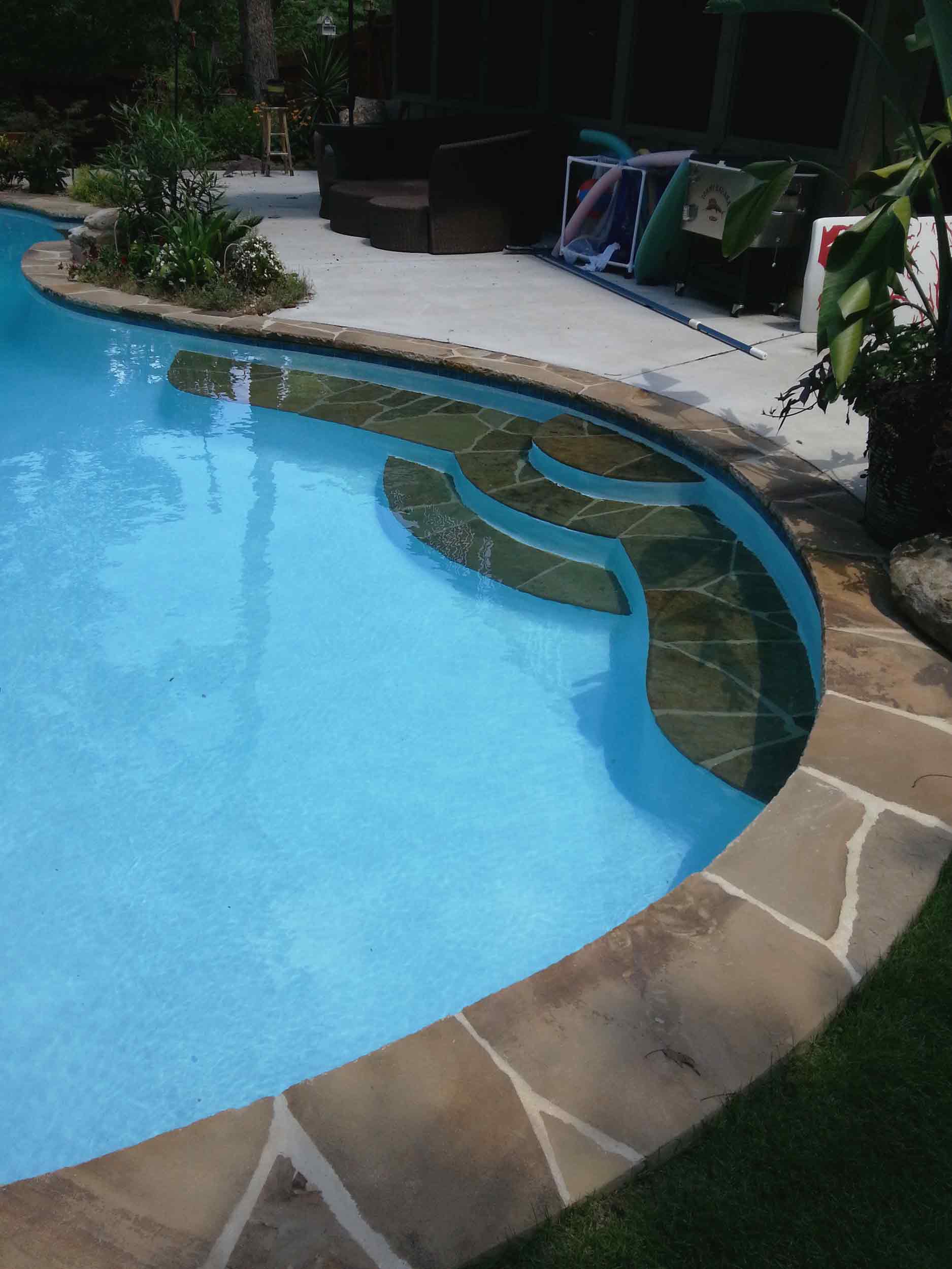 Custom gunite pool project 11