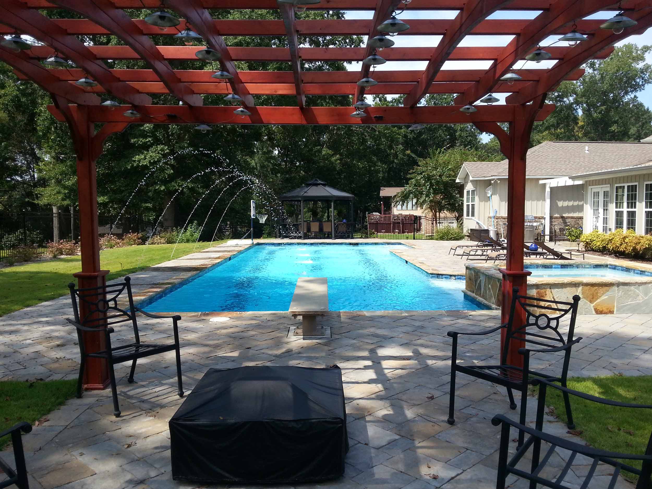 Custom gunite pool project 15
